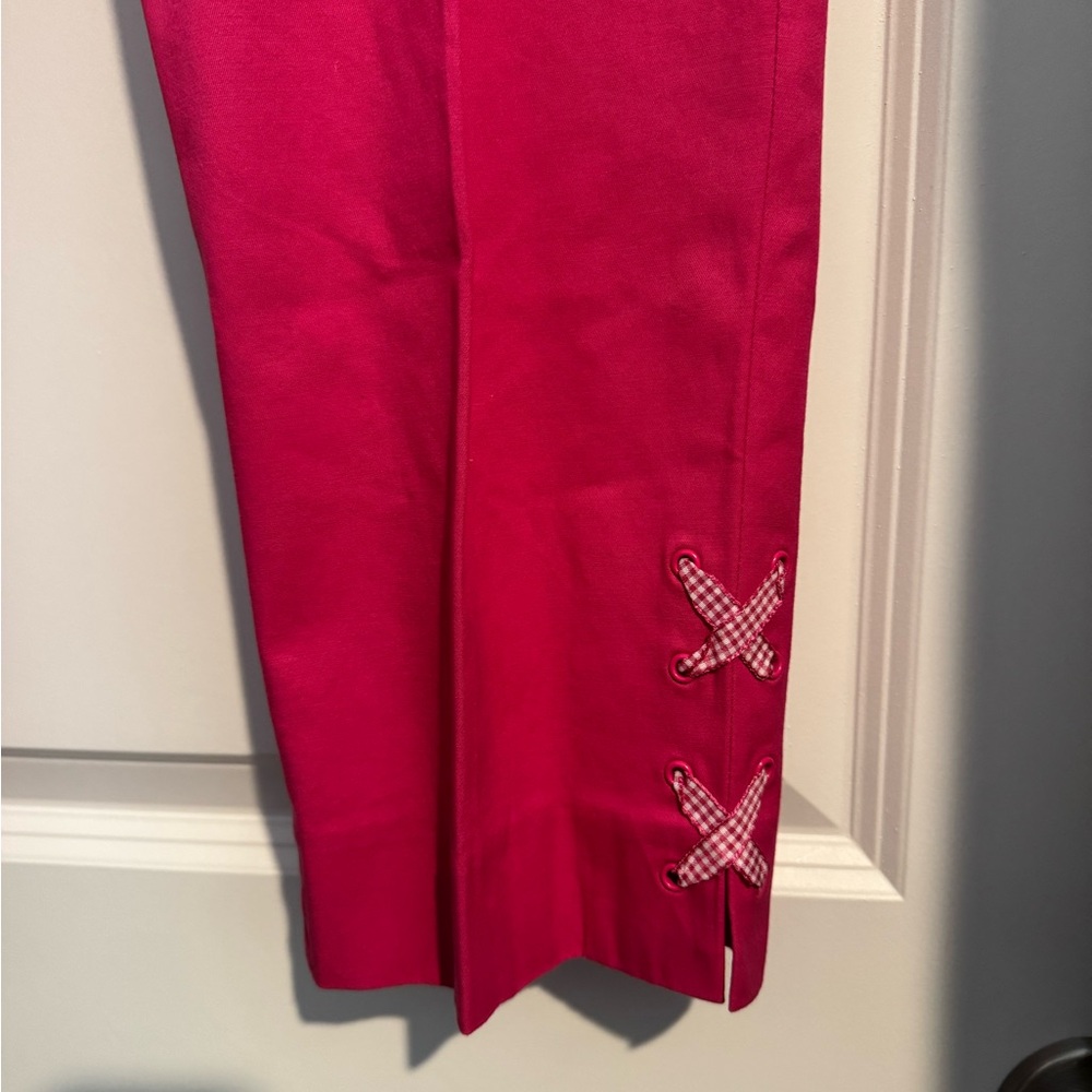 Talbots Perfect Crop Pink Pants - Picture 3 of 4